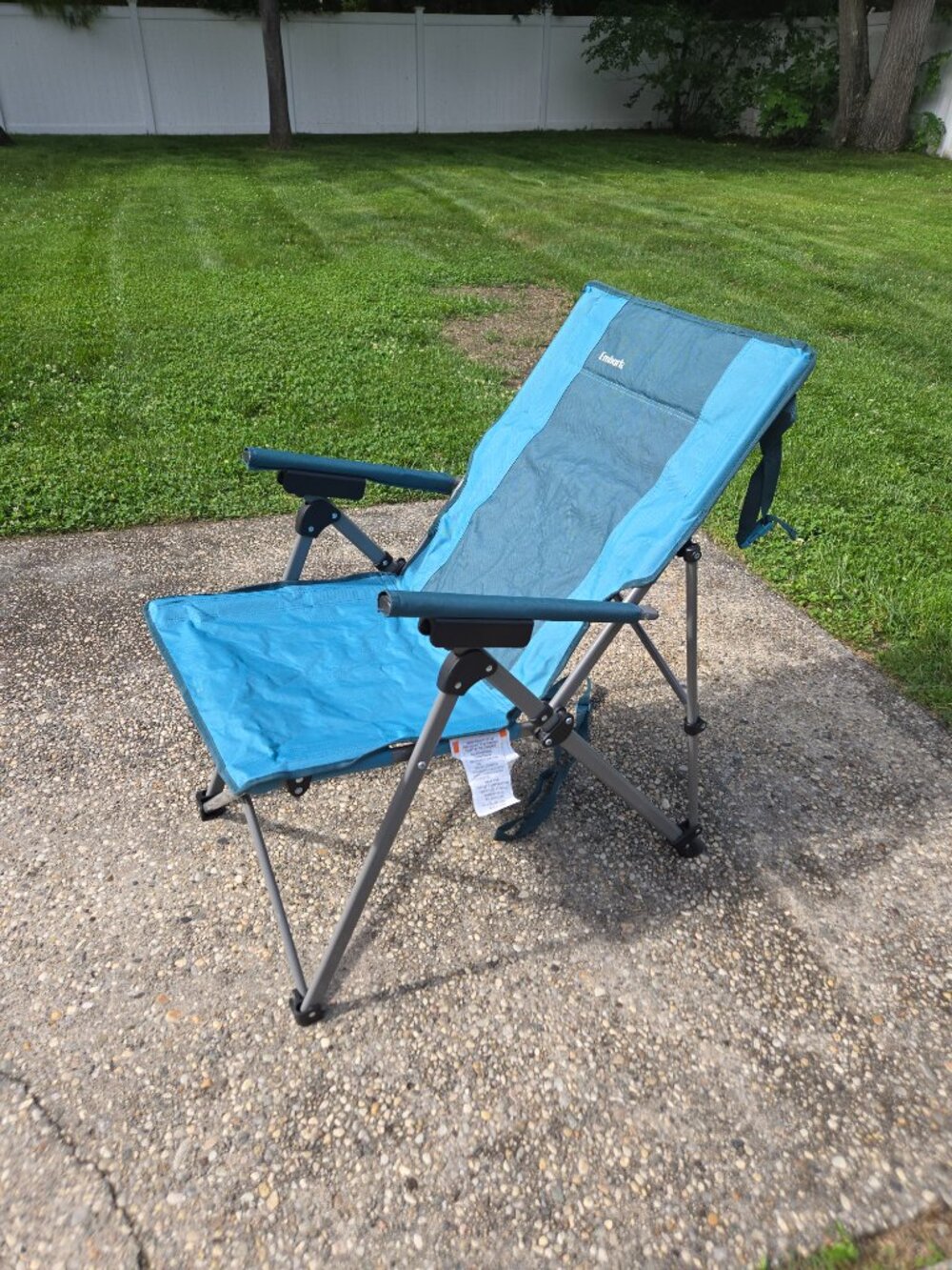 Embark 3 Position Recliner Outdoor Portable Camping Chair Green
